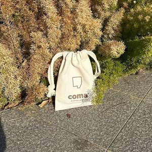 Promotional Canvas <b>Drawstring</b> <b>Pouch</b> Small Cotton Canvas <b>Pouch</b> With Double Strings - Product Image 3