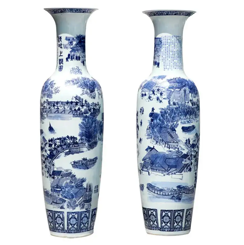 Красивые китайские декоративные керамические вазы большого размера для украшения дома