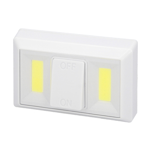 Torcia a LED / Luci da parete/armadio, alimentate a batteria (4 AAA) 250 lumen (montaggio tramite adesivo, magnete o viti) - Product Image 1