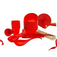 Services de table jetables en balle de riz écologiques et biodégradables pour les fêtes et les mariages, bols et assiettes