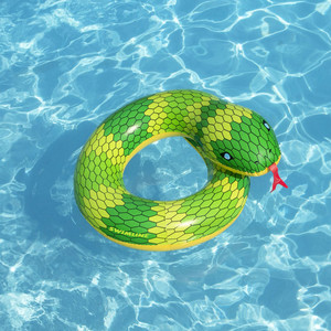 Flotteur de piscine gonflable d'anneau de bain de serpent pour la plage extérieure d'été d'enfants d'adultes - Product Image 4