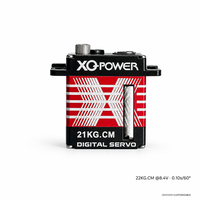 Servomoteur numérique haute vitesse XQ POWER XQ-S2221D 22KG sans noyau, engrenage en acier inoxydable, boîtier en aluminium CNC, 8.4V, pour avion RC, UAV, OEM