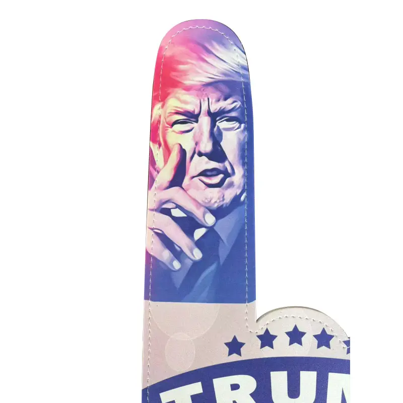 Elezione del presidente della bandiera americana 2024 rendere l'america Great EVA schiuma guanti da applausi