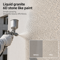Nouvelle peinture pour pierre de granit imperméable et anti-UV pour murs extérieurs