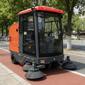 Meilleur prix : Balayeuse électrique 48 V pour sols en béton, neuve, machine de dépôt pour le nettoyage et le lavage des sols - Product Image 2