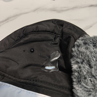 Gorro Ushanka Térmico de Invierno QJ OEM Personalizado con Tira Reflectante y Cubre Rostro, Gorro con Orejeras Forrado de Forro Polar para Exteriores