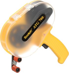 Aplicador de Adhesivo Acrílico de Doble Cara 3M ATG 700 para Rollos de 1/2 <span class=keywords><strong>y</strong></span> 3/4 Pulgadas de Ancho, Color <span class=keywords><strong>Amarillo</strong></span> - Product Image 2