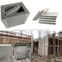 Ligne d'extrusion de coffrage pour dalles murales creuses en plastique, machine de production de gabarits de construction en PP PE