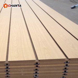 Placa Ranurada de Diseño Moderno, Melamina <span class=keywords><strong>MDF</strong></span>, Varios Espesores, <span class=keywords><strong>MDF</strong></span> Crudo E1, Tamaños 2mm 3mm 4mm 5mm 6mm 9mm 12mm 15mm 16mm 18mm 21mm - Product Image 1