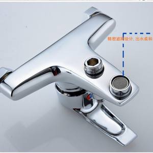 Grifo de Ducha Monomando de Pared H301 con Válvula Cerámica, Rociador de Lluvia, Cabezal Redondo, Mezclador de Agua Fría y Caliente - Product Image 3