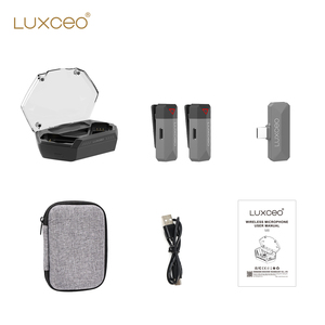 Luxceo M8 không dây Lavalier Microphone cho iPhone iPad Android sạc trường hợp Clip-on ve áo Loại C kết nối - Product Image 5