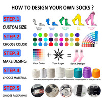Chaussettes de Pilates antidérapantes avec logo personnalisé, conception gratuite, impression numérique, taille sur mesure