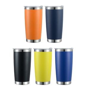 Tazza da Viaggio <span class=keywords><strong>Caspian</strong></span> in Acciaio Inox da 20OZ con Rivestimento in Polvere, Bicchiere Termico Isolato con Coperchio per Incisione Laser - Product Image 5