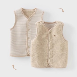 DB4237450 DAVE BELLA Gilet per Bambine Autunno Inverno, Nuovo Gilet alla Moda per Bambini, Top Casual Carino per Bambini e Neonati - Product Image 4