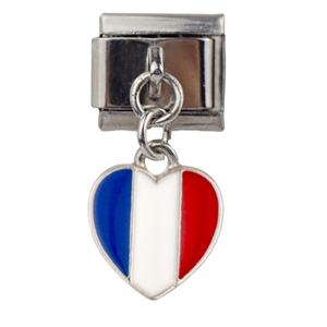 Serie Bandera Italiana DIY: Colgante de Pulsera de Acero Inoxidable Bañado en Oro, Cadena Elástica de Ensamblaje, Éxito de Ventas Transfronterizo - Product Image 3