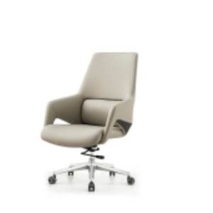 Modern and <b>comfortable</b> office leather <b>chair</b> 37740-G17B - Product Image 2