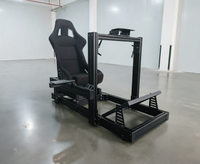 Cockpit de simulateur de course VR commercial, configuration complète, chaise de jeu en aluminium 4080 pour parc d'attractions, club d'e-sport, station de jeu de course