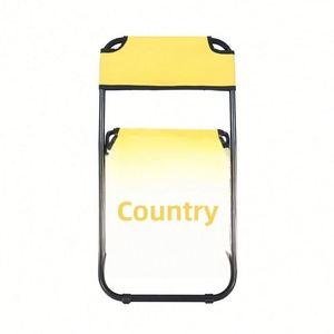 Tabouret de camping extérieur Sanxiang en tissu Oxford avec boîte de rangement et dossier - Chaise de pêche pliable portable - Vente en gros disponible - Product Image 1