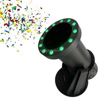 Confettis Blaster Pulvérisation Confettis Canon Souffleur LED Électrique Confettis Machine pour Scène Fête De Mariage Décoration