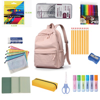 Paquete de Útiles Escolares Personalizados, Juego de Papelería para Niños, Kit de Útiles Escolares