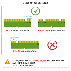 Custom X1000 Pcie M.2 NVMe SSD 2242 <span class=keywords><strong>PIP</strong></span> PCIe Placa periférica con estuche para Raspberry <span class=keywords><strong>Pi</strong></span> 5 - Product Image 5