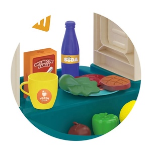 <span class=keywords><strong>Juguete</strong></span> para niños, 43 Uds., juego <span class=keywords><strong>de</strong></span> carrito <span class=keywords><strong>de</strong></span> vajilla con mini modelos <span class=keywords><strong>de</strong></span> comida <span class=keywords><strong>de</strong></span> plástico, barbacoa, gran oferta, regalo <span class=keywords><strong>de</strong></span> Cristo, <span class=keywords><strong>juguete</strong></span> <span class=keywords><strong>de</strong></span> cocina para niños <span class=keywords><strong>de</strong></span> la vida Real - Product Image 3