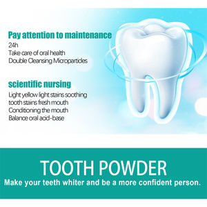 EELHOE 50g 5 jours <span class=keywords><strong>de</strong></span> poudre pour <span class=keywords><strong>dents</strong></span> nettoyage des <span class=keywords><strong>dents</strong></span> éclaircissant rafraîchissant poudre pour soins bucco-dentaires - Product Image 5