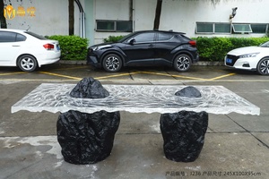 Jingyue Tùy Chỉnh Trong Suốt Sang Trọng Nhựa Bàn Trà Thủ Công Đồ Nội Thất Cho Thương Mại Không Gian Khách Sạn Phòng Khách - Product Image 4