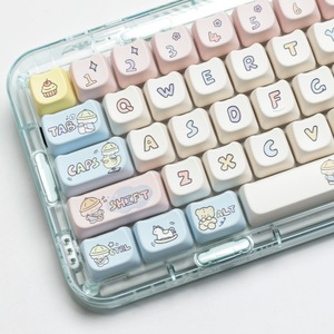 Keycaps universels MAO Height, design chien mignon, sublimation par transfert thermique, pour claviers 60% 75% 80% 96% 104% F87, disposition anglaise - Product Image 2