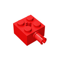 0,1 kg/72 pièces 6232 Blocs de construction 2*2 avec goupille et trou d'axe, briques spéciales, jouet éducatif créatif DIY, accessoires