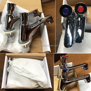 Robinet Moderne Sans Contact à Poignée Unique en Laiton avec Valve en Céramique K-400P pour Lavabos Commerciaux - Product Image 3