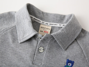 T-shirt d'été à manches courtes pour garçons <span class=keywords><strong>Polo</strong></span> pour enfants avec col roulé respirant bébé haut beau design - Product Image 6