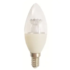 卸売5W 6W Led電球原料C37キャンドル電球Ledライト家庭用E27 E14 3W 7W工場価格