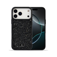 Coque de téléphone portable OEM de luxe en TPU+PC avec design en pierres colorées et cristaux pour iPhone 17 Pro Max 17Air, élégance scintillante effet diamant