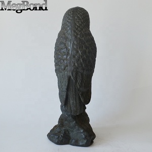 Hibou en polyrésine Sculpture de <span class=keywords><strong>jardin</strong></span> en résine décorative Sculpture animale fabriquée en métal pour la décoration de la maison - Product Image 3