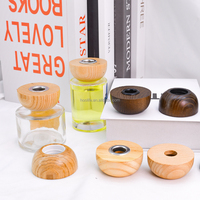 Tapa de Bambú de 28 mm para Botella de Vidrio/Botella de Vidrio con Gotero