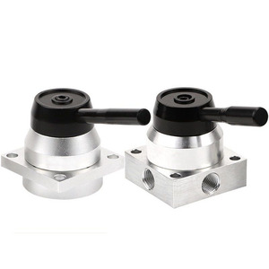 Vanne de commande manuelle pneumatique à trois positions et quatre voies K34R6-8/K34R6-8D/K34R6-8L, structure à bille haute température - Product Image 5