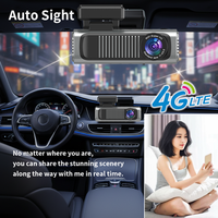 Cámara para Vehículo DVR 4G GPS 2K+1080P Delantera y Trasera con Control por WiFi y APP, 256GB Máx., Valla Electrónica, Grabador de Conducción para Auto con WiFi 4G