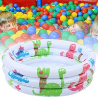 Piscine Gonflable d'Été pour Enfants en PVC, Idéale pour Bébés et Tout-Petits, pour les Jeux en Extérieur
