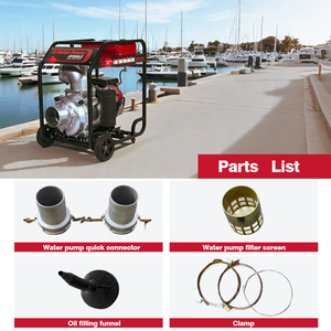 20HP thủy lực nguồn Piston cấu trúc 15m đầu 8-inch Xăng Powered bơm nước ly tâm tự mồi cho ao vườn sử dụng - Product Image 4