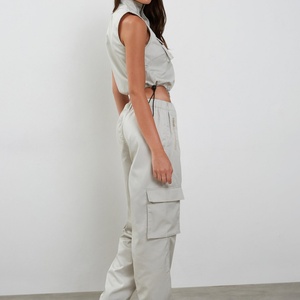 กางเกงคาร์โก้ลำลองสำหรับฤดูใบไม้ผลิ  โลโก้สั่งทำได้ เอวยางยืด ระบายอากาศได้ดี เหมาะสำหรับช่างไม้และนักใช้ร่มชูชีพ - Product Image 6