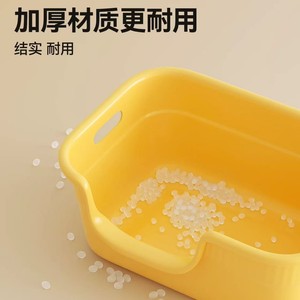 Articles pour animaux de compagnie : Bac à litière géant pour chat, anti-éclaboussures, extra-large, anti-odeurs, bac à litière ouvert, bac à excréments pour chat - Product Image 3