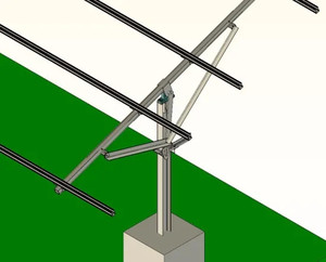 Bài duy nhất thép mạ kẽm bảng điều khiển năng lượng mặt trời gắn khung - Product Image 6