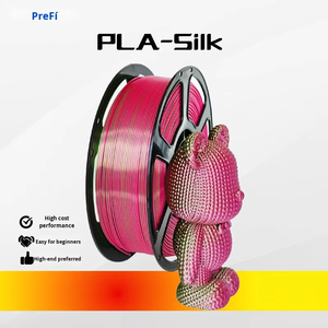 Filament d'impression 3D PLA 1,75 mm 1 kg, fournitures d'impression 3D, PLA soie rose vert, matériau d'impression 3D, soie double couleur - Product Image 2