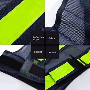 Gilet de sécurité réfléchissant en maille multi-poches, résistant à l'usure, pour l'été, livraison rapide, vente en gros - Product Image 4