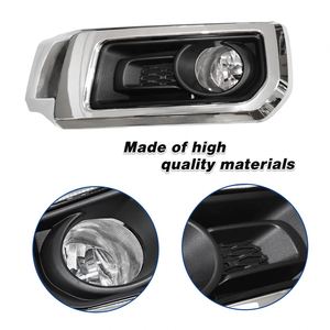 Juego de 2 Uds de luz antiniebla, par con lámpara antiniebla DE COCHE embellecedora cromada para <span class=keywords><strong>Toyota</strong></span> <span class=keywords><strong>4Runner</strong></span> <span class=keywords><strong>4runner</strong></span> <span class=keywords><strong>Limited</strong></span> 2014 - <span class=keywords><strong>2020</strong></span> - Product Image 2