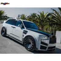 Kit de carrosserie complet MSY 2025 : Capot, pare-chocs avant, jupes latérales, calandre en carbone semi-séché pour kit de conversion de voiture Rolls Royce Cullinan 2024