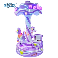 Fabricant d'équipement d'amusement Carrousel électrique à pièces 3 joueurs Mini Fairground Kiddie Rides à vendre