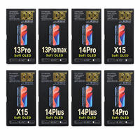 Écran OLED souple et rigide DD pour iPhone 12 13 14 15 16 16E 17 Mini Plus Pro Max – Remplacement de l'ensemble numériseur d'écran tactile