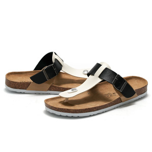 2022 all'ingrosso personalizzato estate unisex stampa pantofole di <span class=keywords><strong>sughero</strong></span> sandali da spiaggia piatti <span class=keywords><strong>infradito</strong></span> a più colori - Product Image 4